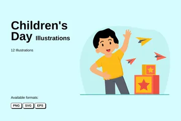 Children's Day Illustration Pack