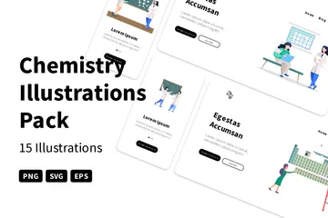 Chimie Pack d'Illustrations