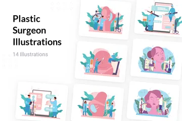 Chirurgien plastique Pack d'Illustrations