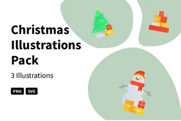 Free Christmas Illustration Pack