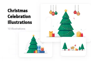 Christmas Celebration Illustration Pack