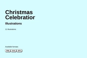 Christmas Celebration Illustration Pack