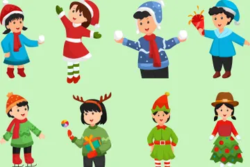 Christmas Character Illustration Pack