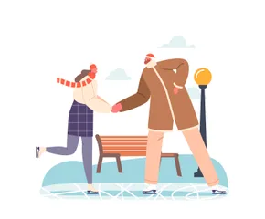 Christmas Couples Illustration Pack