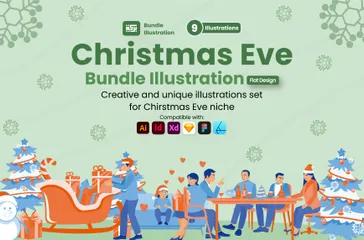 Christmas Eve Illustration Pack
