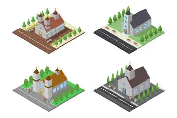 Church Illustration Pack