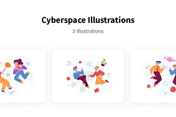 Ciberespacio Illustration Pack