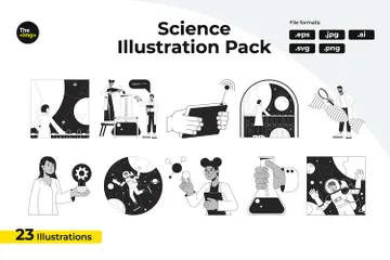 Ciencia Paquete de Ilustraciones