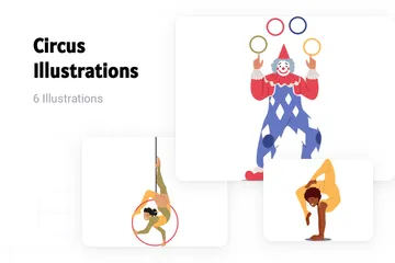 Cirque Pack d'Illustrations