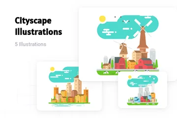 Cityscape Illustration Pack