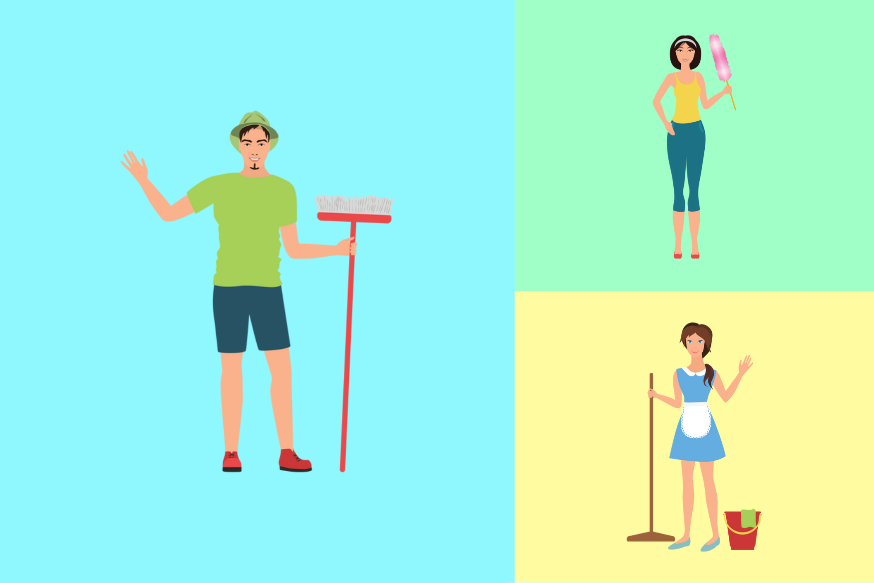 Premium Cleaning Activity Illustration pack from Services Illustrations