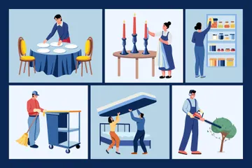 Cleaning Illustration Pack