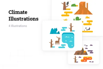 Climat Pack d'Illustrations