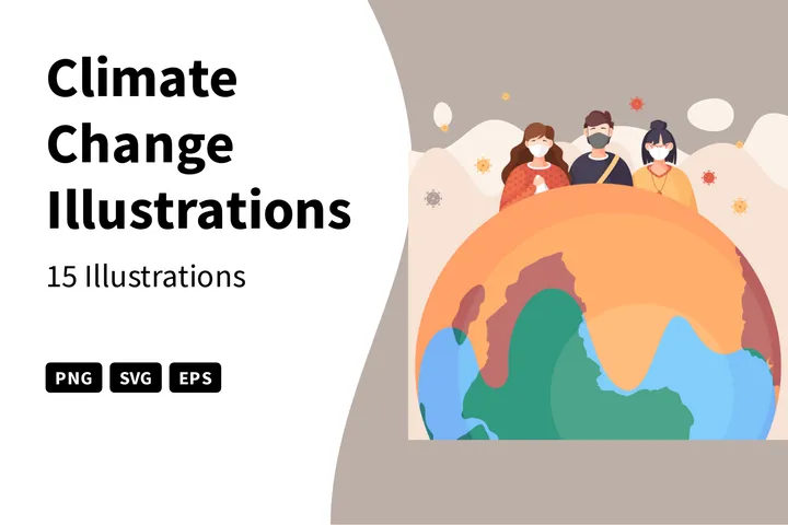 295 Climate Change Illustration Packs - Free in SVG, PNG, EPS - IconScout