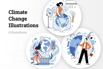 Climate Change Illustration Pack