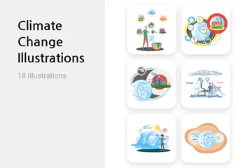 Climate Change Illustration Pack