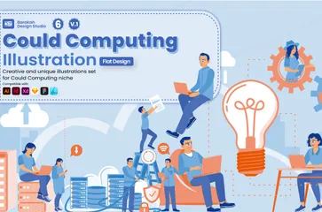 Cloud Computing Illustration Pack