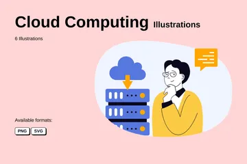 Cloud Computing Illustration Pack