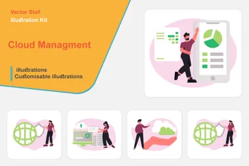 Cloud Management Illustration Pack