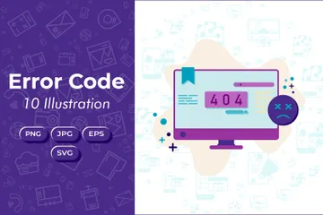 Code d'erreur Pack d'Illustrations