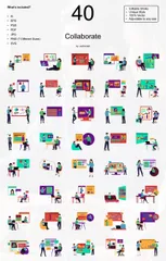 Collaborare Illustration Pack