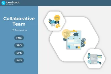 Collaborative Team Illustration Pack