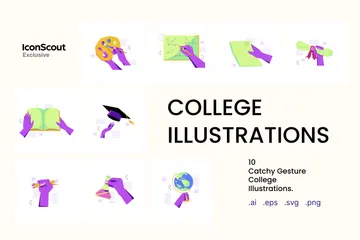 College Illustration Pack