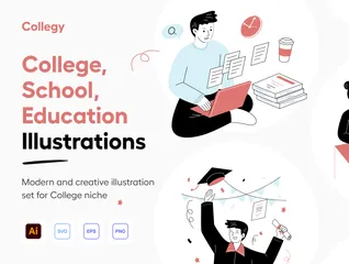 Collegy Illustration Pack