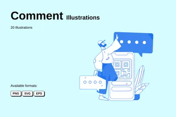 Comment Illustration Pack