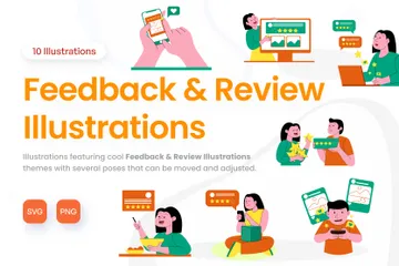 Commentaires et examen Pack d'Illustrations