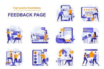 Page de commentaires Pack d'Illustrations