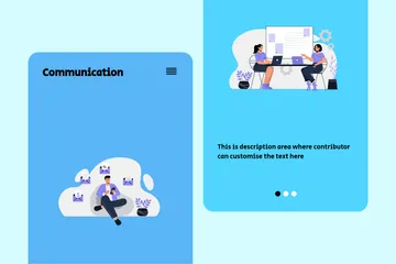 Communication Pack d'Illustrations