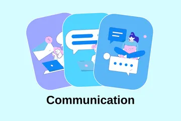 Communication Pack d'Illustrations