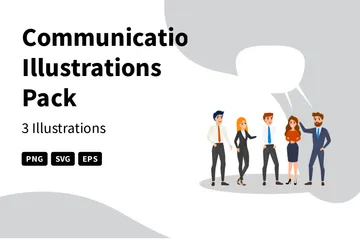 Communication Illustration Pack