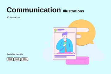 Communication Illustration Pack