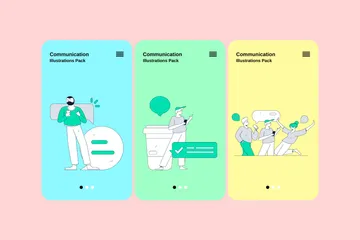 Communication Illustration Pack