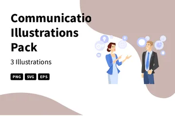 Communication Illustration Pack