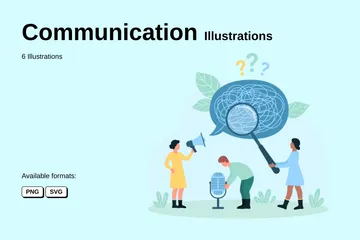 Communication Illustration Pack