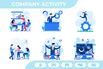 Company Activity Illustration Pack