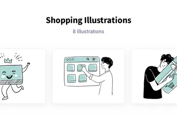 Compras Paquete de Ilustraciones