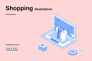 Compras Illustration Pack