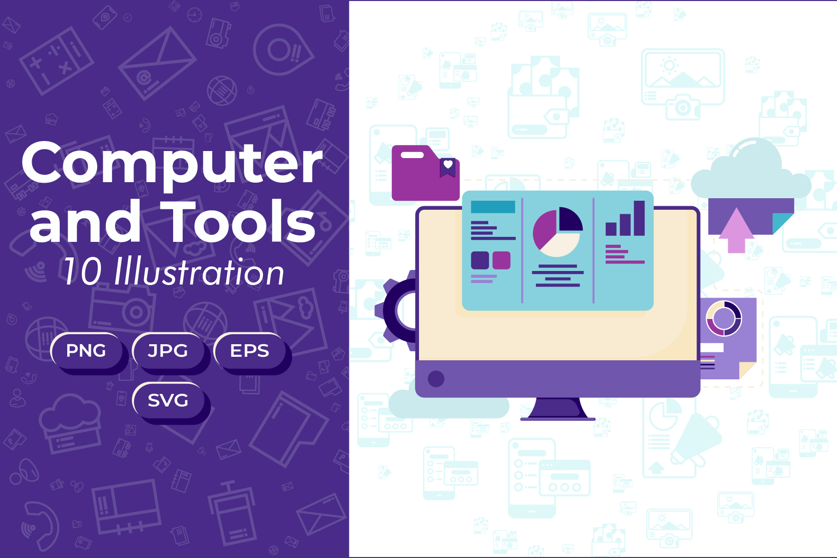 Premium Computer And Tools Illustration pack from Miscellaneous ...