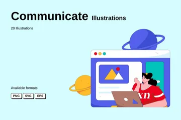 Comunicare Illustration Pack