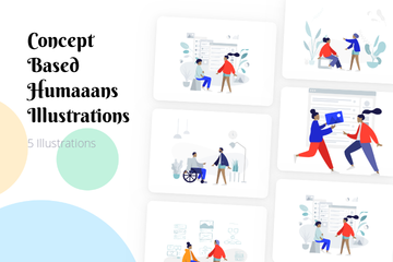 Concept Based Humaaans Illustration Pack
