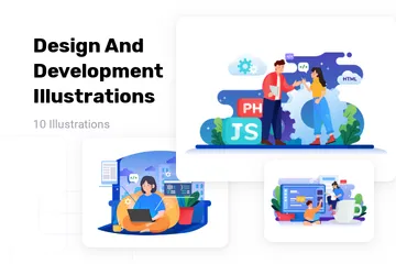 Design et développement Illustration Pack