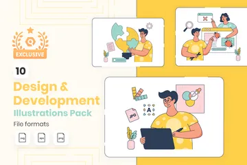 Design et développement Illustration Pack