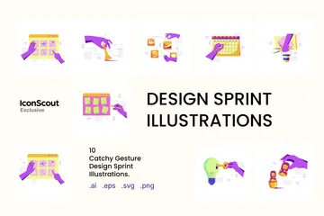 Sprint de conception Pack d'Illustrations