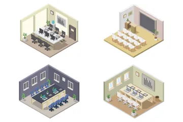 Conference Room Illustration Pack