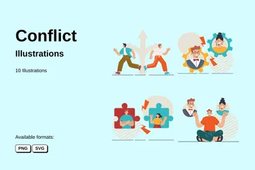 Conflict Illustration Pack