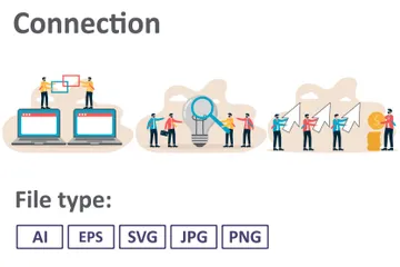 Connection Illustration Pack